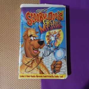 Scooby Doo Greatest Mysteries SIGNED VHS
